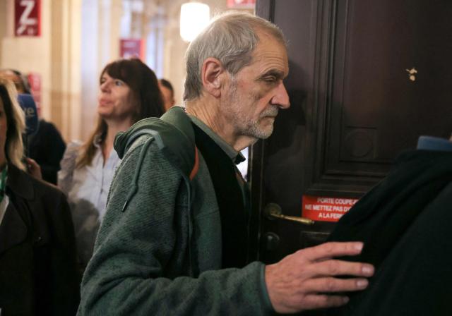 Spanish former head of Basque separatist group ETA Jose Antonio Urrutikoetxea Bengoetxea, known as Josu Ternera, arrives for his trial at Paris courthouse in Paris on April 9, 2026. (Photo by Thomas SAMSON / AFP)