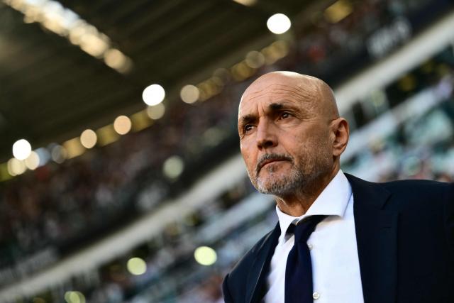 (FILES) Juventus' Italian coach Luciano Spalletti is pictured before the Italian Serie A football match between Juventus and Genoa at the Allianz stadium in Turin, on April 6, 2026. Luciano Spalletti will stay on as Juventus coach after signing a new two-year deal, the Serie A club announced on April 10, 2026. (Photo by Marco BERTORELLO / AFP)