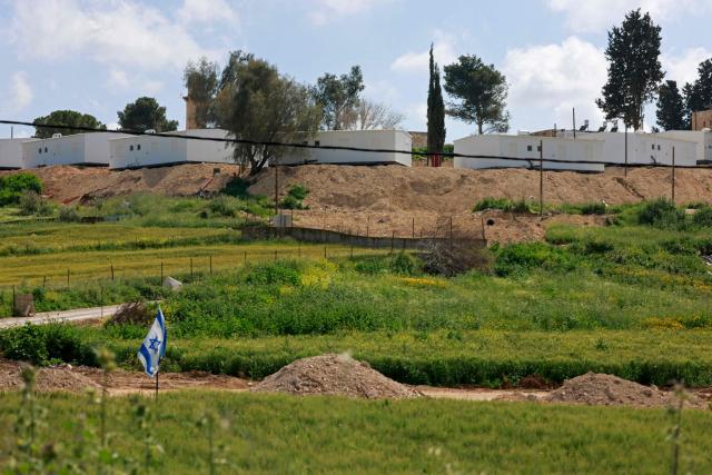 This photograph shows a view of the new mobile houses (caravans) in the settlement of Sa-Nur, south of Jenin, in the Israeli-occupied West Bank on April 10, 2026. Israel has occupied the West Bank since 1967, and violence there has soared since the Gaza war erupted in October 2023 following Hamas's attack on Israel. Some 3,200 Palestinians from dozens of Bedouin and herding communities have been forced from their homes by settler violence and movement restrictions since October 2023, the UN's humanitarian agency OCHA reported in October. All Israeli settlements in the West Bank are considered illegal by the international community. (Photo by Jaafar ASHTIYEH / AFP)