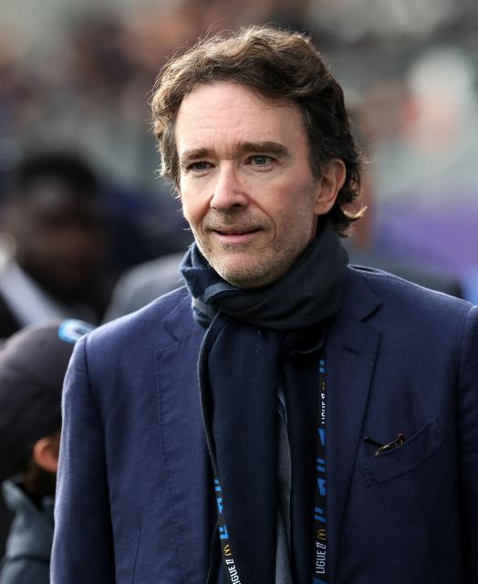 French representative of the Agache family holding company, Antoine Arnault looks on during the French L1 football match between Paris FC and AS Monaco at the Stade Jean-Bouin in Paris on April 10, 2026. (Photo by FRANCK FIFE / AFP)