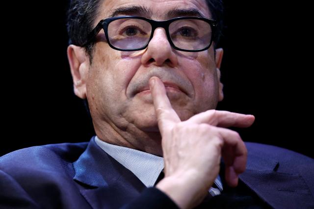 French economist and 2025 Nobel Prize in Economic Sciences Philippe Aghion attends a debate session of the “Grand Dйbat des Gracques” on major national issues, at the Theatre de la Cite Internationale in Paris on April 11, 2026. (Photo by Ian LANGSDON / AFP)