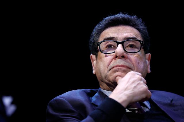 French economist and 2025 Nobel Prize in Economic Sciences Philippe Aghion attends a debate session of the “Grand Dйbat des Gracques” on major national issues, at the Theatre de la Cite Internationale in Paris on April 11, 2026. (Photo by Ian LANGSDON / AFP)
