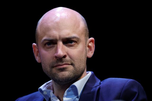 France's Foreign Affairs Minister Jean-Noel Barrot attends a debate session of the “Grand Dйbat des Gracques” on major national issues, at the Theatre de la Cite Internationale in Paris on April 11, 2026. (Photo by Ian LANGSDON / AFP)