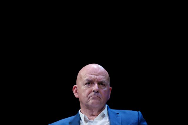 CEO and Chairman of the Managing Board of Euronext Stephane Boujnah attends a debate session of the “Grand Dйbat des Gracques” on major national issues, at the Theatre de la Cite Internationale in Paris on April 11, 2026. (Photo by Ian LANGSDON / AFP)