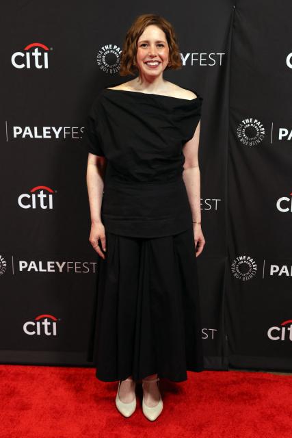 US actress Vanessa Bayer attends Hulu's "Scrubs" screening at PaleyFest LA at the Dolby Theatre in Hollywood, California on April 11, 2026. (Photo by Etienne Laurent / AFP)