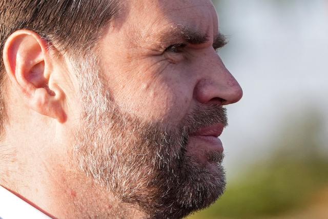 US Vice President JD Vance prepares to board the Air Force Two after attending talks on Iran in Islamabad on April 12, 2026. Iran and the United States failed to reach an agreement to end the war in the Middle East, US Vice President JD Vance said April 12 after marathon talks in Islamabad, adding that he was leaving negotiations after giving Tehran the "final and best offer". (Photo by Jacquelyn Martin / POOL / AFP)