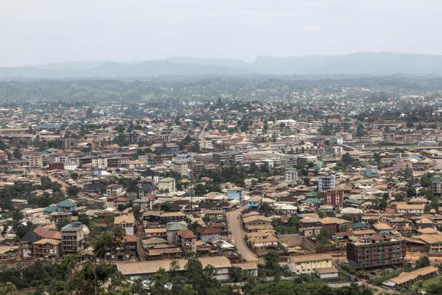 A general view during a “ghost town” strike in Bamenda, on April 13, 2026. Since the crisis began, the separatists have called for a "ghost town" strike each Monday, with shops shutting and locals told to stay at home. 
Cameroon's Northwest and Southwest regions have for over ten years been the theatre of a bloody conflict between government forces and armed separatists. 
The militants are demanding independence for the two regions, where English-speaking people predominate in the otherwise francophone-majority nation. (Photo by PATRICK MEINHARDT / AFP)