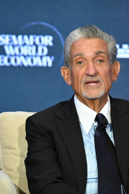 Founder, Chairman, Managing Partner, & CEO, Monumental Sports & Entertainment, Ted Leonsis, speaks during the Semafor World Economy Conference in Washington, DC, on April 13, 2026. (Photo by Mandel NGAN / AFP)