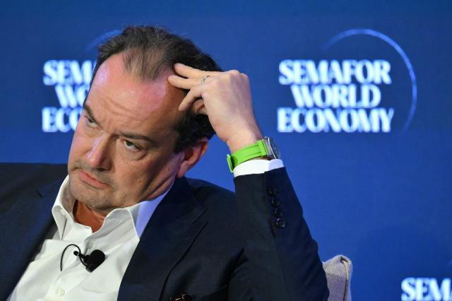 Billy Hult, CEO of Tradeweb, speaks during the Semafor World Economy 2026 conference in Washington, DC, on April 13, 2026. (Photo by Mandel NGAN / AFP)
