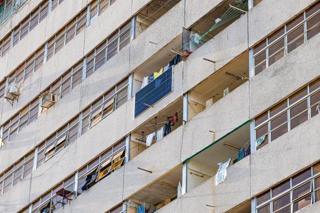 A solar panel is seen on a residential building in Matanzas, Cuba, on April 13, 2026. (Photo by AFP)