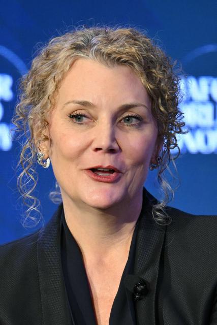 Philip Morris International (PMI) CEO Stacey Kennedy speaks during the Semafor World Economy 2026 Summit at a hotel in Washington, DC, on April 13, 2026. (Photo by Mandel NGAN / AFP)