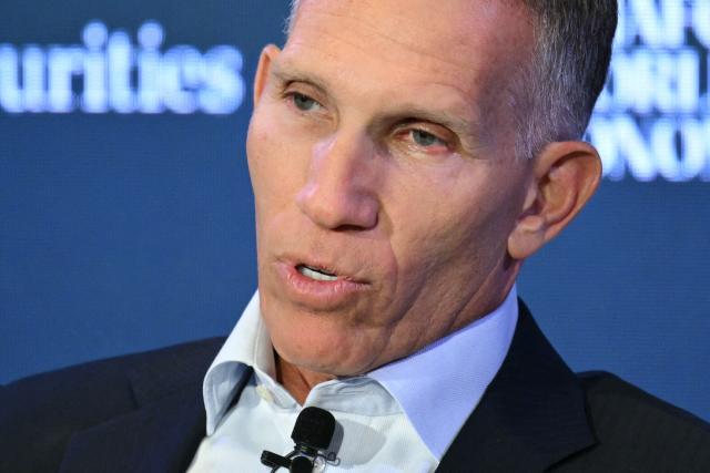 Mattel Chairman and CEO Ynon Kreiz speaks during the Semafor World Economy 2026 Summit at a hotel in Washington, DC, on April 13, 2026. (Photo by Mandel NGAN / AFP)