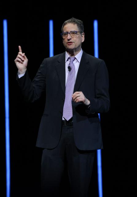 Chairperson of Sony Pictures Entertainment Motion Picture Group Tom Rothman speaks onstage during the Sony Pictures Entertainment Presentation & Opening Night at CinemaCon at The Colosseum at Caesars Palace on April 13, 2026 in Las Vegas, Nevada. (Photo by VALERIE MACON / AFP)