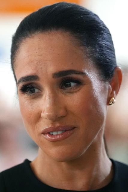 Meghan, the Duchess of Sussex, visits the Royal Children's Hospital in Melbourne on April 14, 2026. (Photo by Jonathan Brady / POOL / AFP)