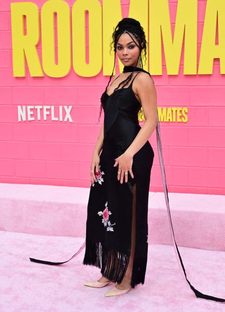 US actress Bella Murphy attends Netflix's "Roommates" premiere at the Egyptian Theater in Los Angeles, on April 13, 2026. (Photo by Frederic J. BROWN / AFP)