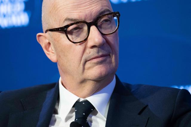 French Finance and Economics Minister Roland Lescure speaks during the Semafor World Economy 2026 conference in Washington, DC, April 14, 2026. (Photo by SAUL LOEB / AFP)