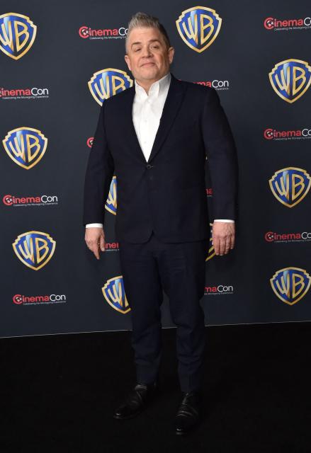 US comedian Patton Oswalt attends the Warner Bros photo call during CinemaCon at The Colosseum at Caesars Palace on April 14, 2026 in Las Vegas, Nevada. (Photo by Chris Delmas / AFP)