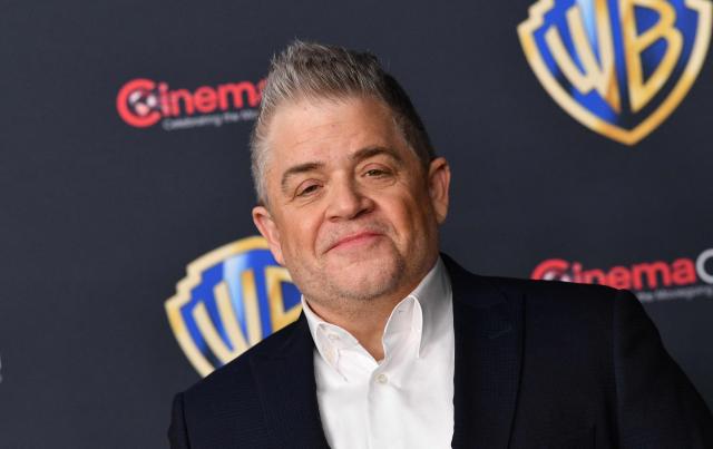 US comedian Patton Oswalt attends the Warner Bros photo call during CinemaCon at The Colosseum at Caesars Palace on April 14, 2026 in Las Vegas, Nevada. (Photo by Chris Delmas / AFP)