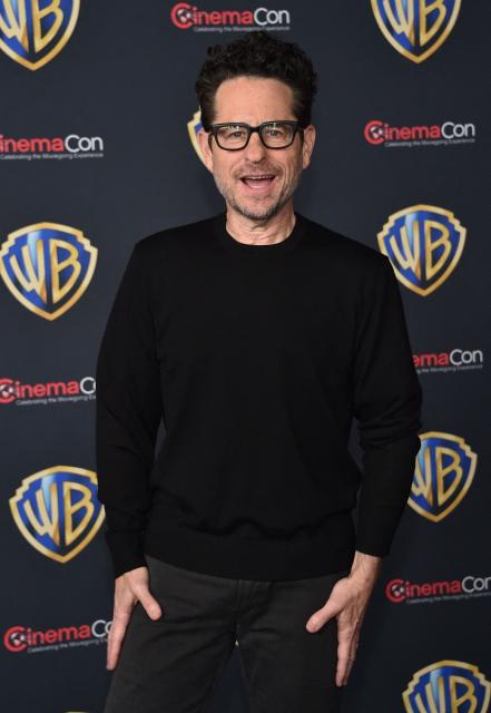 US director J.J. Abrams promotes his upcoming film “The Great Beyond” during the Warner Bros photo call during CinemaCon at The Colosseum at Caesars Palace on April 14, 2026 in Las Vegas, Nevada. (Photo by Chris Delmas / AFP)