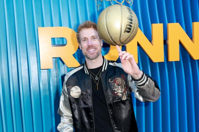US actor John Ruby attends the premiere of Netflix's "Running Point," Season 2, at the Egyptian Theatre in Hollywood on April 15, 2026. (Photo by Patrick T. Fallon / AFP)