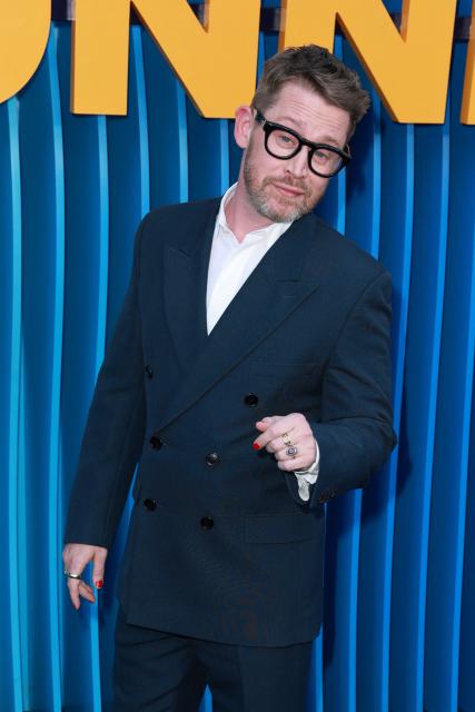 US actor Macaulay Culkin attends the premiere of Netflix's "Running Point," Season 2, at the Egyptian Theatre in Hollywood on April 15, 2026. (Photo by Patrick T. Fallon / AFP)