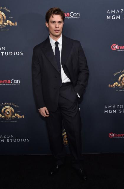 British actor Nicholas Galitzine promotes the upcoming film “Masters of The Universe” during the Amazon MGM Studios photo call during CinemaCon at The Colosseum at Caesars Palace on April 15, 2026 in Las Vegas, Nevada. (Photo by Chris Delmas / AFP)