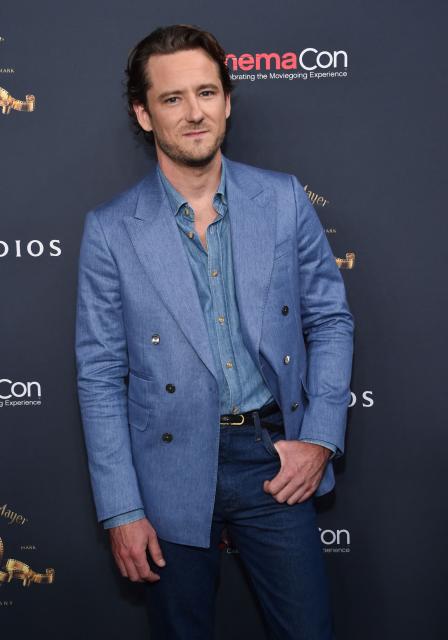 US actor Lewis Pullman promotes the upcoming film “Spaceballs: The New One” during the Amazon MGM Studios photo call during CinemaCon at The Colosseum at Caesars Palace on April 15, 2026 in Las Vegas, Nevada. (Photo by Chris Delmas / AFP)