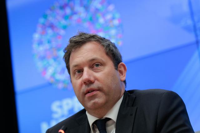 German Finance Minister and Vice Chancellor Lars Klingbeil attends a meeting of the World Bank Development Committee during the 2026 IMF and World Bank Group Spring Meetings in Washington, DC, on April 16, 2026. (Photo by Kent Nishimura / AFP)