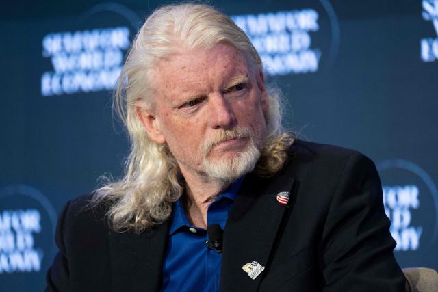 Dan Clancy, CEO of Twitch, speaks during the Semafor World Economy 2026 conference in Washington, DC, on April 16, 2026. (Photo by SAUL LOEB / AFP)