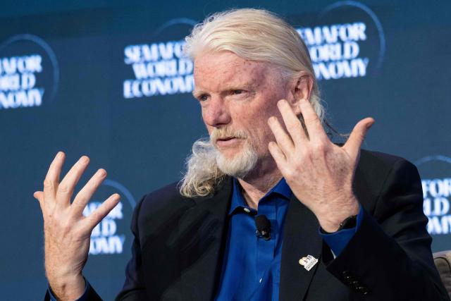Dan Clancy, CEO of Twitch, speaks during the Semafor World Economy 2026 conference in Washington, DC, on April 16, 2026. (Photo by SAUL LOEB / AFP)