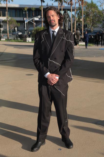 Dutch artist Ralph Nauta attends the Los Angeles County Museum of Art's (LACMA) opening gala for the David Geffen Galleries at LACMA in Los Angeles, on April 16, 2026. (Photo by Etienne LAURENT / AFP)