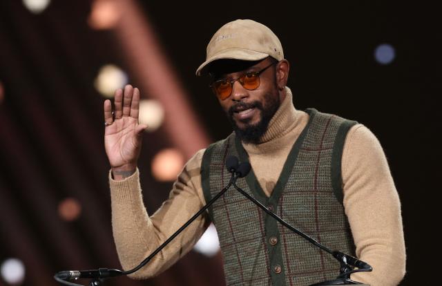 Star of the Year award recipient US actor LaKeith Stanfield speaks on stage during the CinemaCon 2026 Big Screen Achievement Awards at OMNIA Nightclub at Caesars Palace in Las Vegas, Nevada on April 16, 2026. (Photo by VALERIE MACON / AFP)