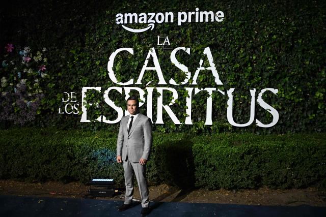 Mexican actor Alfonso Herrera attends the red carpet of 'La Casa de los Espiritus' (the House of the Spirits) in Mexico City on April 16, 2026. (Photo by Yuri CORTEZ / AFP)