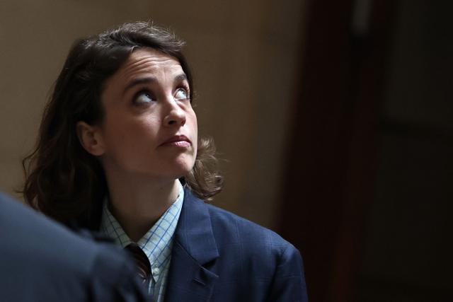 French actress Adele Haenel arrives for the court decision of the appeal trial of French film director Christophe Ruggia for sexually assaulting Adele Haenel when she was under 15 at the Paris Courthouse in Paris on April 17, 2026. The Paris Court of Appeals delivers its verdict in the case against filmmaker Christophe Ruggia, for whom prosecutors had requested a three-year prison sentence without probation for sexually assaulting actress Adèle Haenel when she was between the ages of 12 and 14. In this case, which came to light in 2019 in a Mediapart investigation, the 61-year-old filmmaker was sentenced in the first instance in February 2025 to four years in prison, two of which are to be served under electronic monitoring. He has denied the allegations and has filed an appeal. (Photo by Anne-Christine POUJOULAT / AFP)