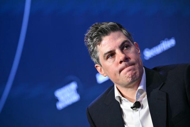 Smarkets CEO Jason Trost speaks during the 2026 Semafor World Economy conference in Washington, DC, on April 17, 2026. (Photo by Mandel NGAN / AFP)