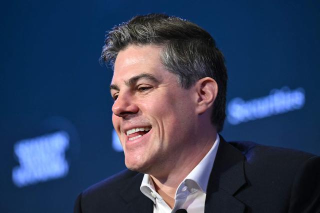 Smarkets CEO Jason Trost speaks during the 2026 Semafor World Economy conference in Washington, DC, on April 17, 2026. (Photo by Mandel NGAN / AFP)