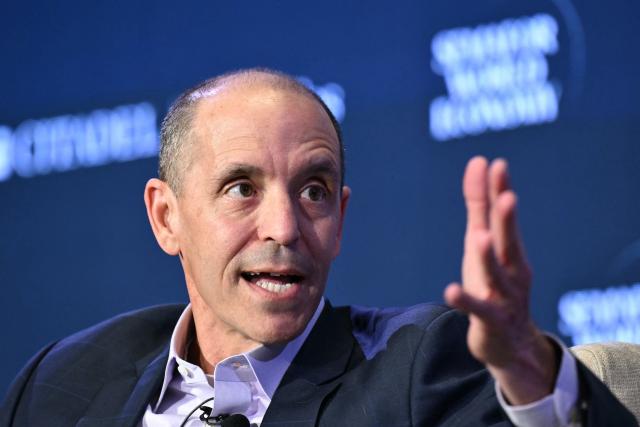 Chris Lehane, OpenAI Chief Global Affairs Officer, speaks during the 2026 Semafor World Economy conference in Washington, DC, on April 17, 2026. (Photo by Mandel NGAN / AFP)