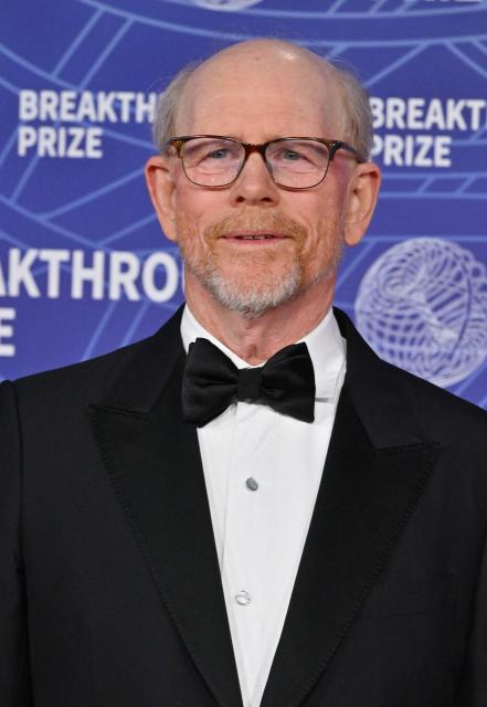 US director Ron Howard attends the 12th Breakthrough Prize Ceremony at Barker Hangar in Santa Monica, California on April 18, 2026. (Photo by Lisa O'CONNOR / AFP)