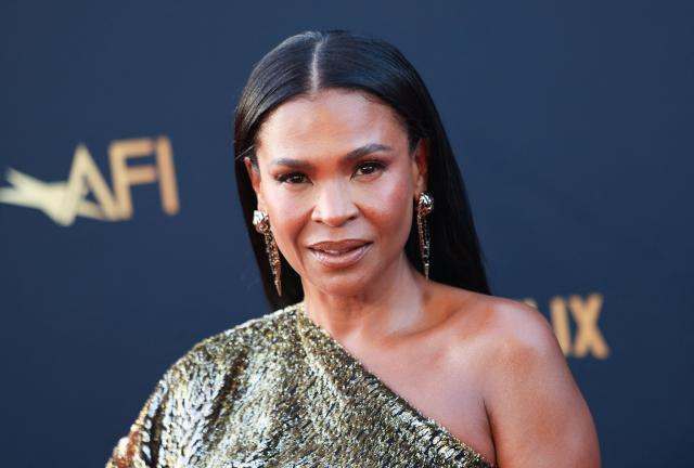 US actress Nia Long attends the 2026 AFI Life Achievement Award at the Dolby Theatre in Hollywood, California on April 18, 2026. US actor Eddie Murphy is the recipient of the 2026 AFI Life Achievement Award. (Photo by Etienne Laurent / AFP)