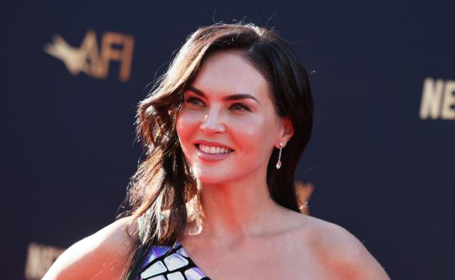 Russian-US actress Anna Oris attends the 2026 AFI Life Achievement Award at the Dolby Theatre in Hollywood, California on April 18, 2026. US actor Eddie Murphy is the recipient of the 2026 AFI Life Achievement Award. (Photo by Etienne Laurent / AFP)