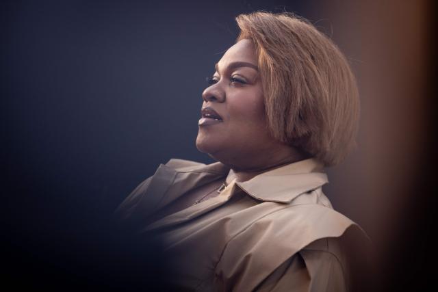 US actress Da'Vine Joy Randolph attends the 2026 AFI Life Achievement Award at the Dolby Theatre in Hollywood, California on April 18, 2026. US actor Eddie Murphy is the recipient of the 2026 AFI Life Achievement Award. (Photo by ETIENNE LAURENT / AFP)