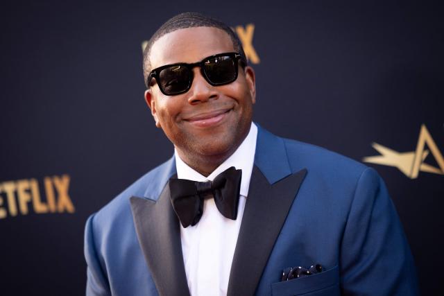 US actor and comedian Kenan Thompson attends the 2026 AFI Life Achievement Award at the Dolby Theatre in Hollywood, California on April 18, 2026. US actor Eddie Murphy is the recipient of the 2026 AFI Life Achievement Award. (Photo by ETIENNE LAURENT / AFP)