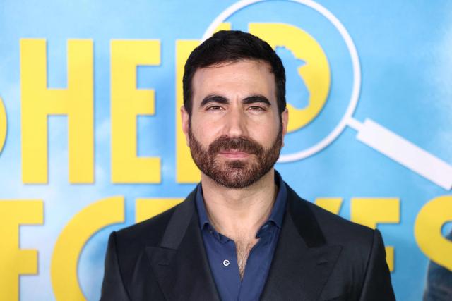 British actor Brett Goldstein attends the premiere of "The Sheep Detectives" in New York on April 19, 2026. (Photo by CHARLY TRIBALLEAU / AFP)