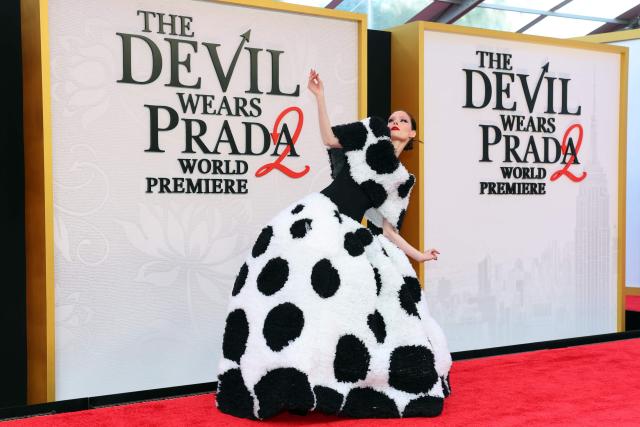 Canadian model and actress Coco Rocha attends the world premiere of "The Devil Wears Prada 2" at Lincoln Center in New York City, on April 20, 2026. (Photo by ANGELA WEISS / AFP)