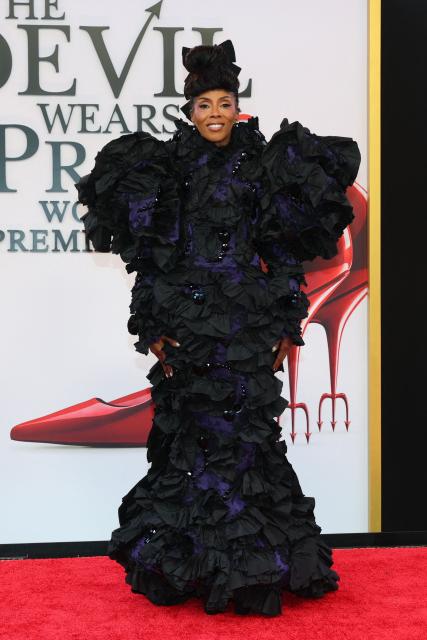 Antiguan-US costume designer June Ambrose attends the world premiere of "The Devil Wears Prada 2" at Lincoln Center in New York City, on April 20, 2026. (Photo by ANGELA WEISS / AFP)