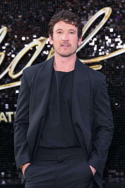 US actor Miles Teller attends the Los Angeles premiere of Lionsgate's "Michael" at the Dolby Theatre in Hollywood, California on April 20, 2026. (Photo by VALERIE MACON / AFP)