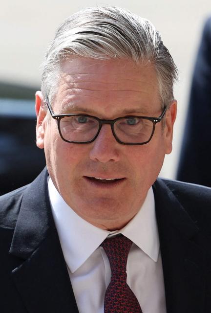 Britain's Prime Minister Keir Starmer arrives at the British Museum to view the final design for the Queen Elizabeth Memorial, in central London on April 21, 2026, on the day marking what would have been the late monarch's 100th birthday. (Photo by Toby Melville / POOL / AFP)