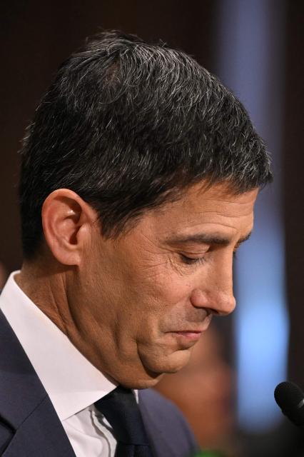 Kevin Warsh, nominee for US Federal Reserve Chair, testifies during a Senate Banking Committee hearing on his nomination on Capitol Hill in Washington, DC, on April 21, 2026. Warsh, President Donald Trump's choice to lead the US Federal Reserve, vowed Tuesday to protect central bank independence at his confirmation hearing, despite intense pressure from the president. The hearing will be scrutinized as it marks a key hurdle that Warsh must overcome to succeed Fed Chair Jerome Powell when his term ends on May 15. (Photo by Mandel NGAN / AFP)
