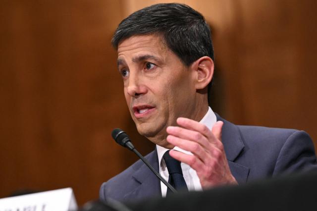 Kevin Warsh, nominee for US Federal Reserve Chair, testifies during a Senate Banking Committee hearing on his nomination on Capitol Hill in Washington, DC, on April 21, 2026. Warsh, President Donald Trump's choice to lead the US Federal Reserve, vowed Tuesday to protect central bank independence at his confirmation hearing, despite intense pressure from the president. (Photo by Mandel NGAN / AFP)