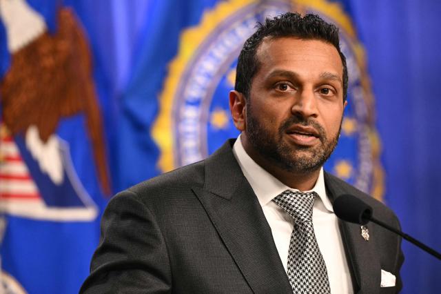 FBI Director Kash Patel speaks during a press conference at the Department of Justice in Washington, DC on April 21, 2026. The US Department of Justice announced April 21, that the Southern Poverty Law Center, a civil rights group that is known for tracking the activities of hate groups, is under investigation for secretly funneling funds to white supremacist groups. (Photo by Mandel NGAN / AFP)